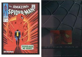 Spider Man Limited Edition DVD's Collectors Gift Set 2 Comic Books